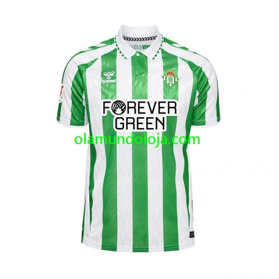 Camisola Real Betis Homem Equipamento Primeiro 2024-2025 Manga Curta